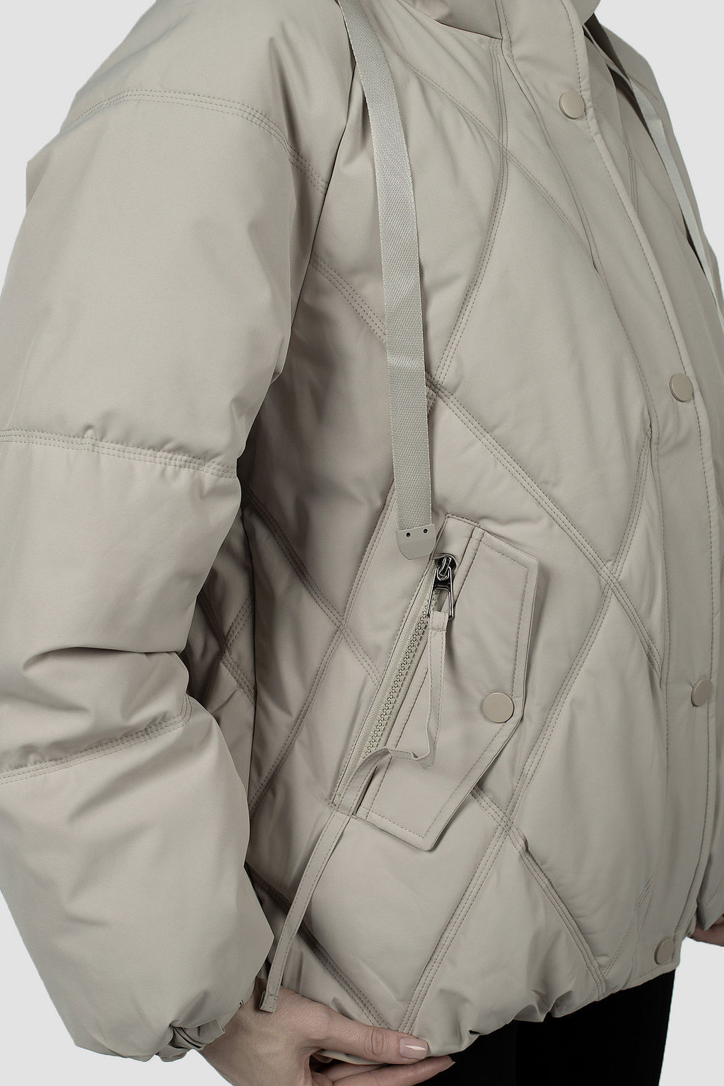 04-3211 Куртка женская демисезонная (Холлофайбер 180) - El podio фото 8