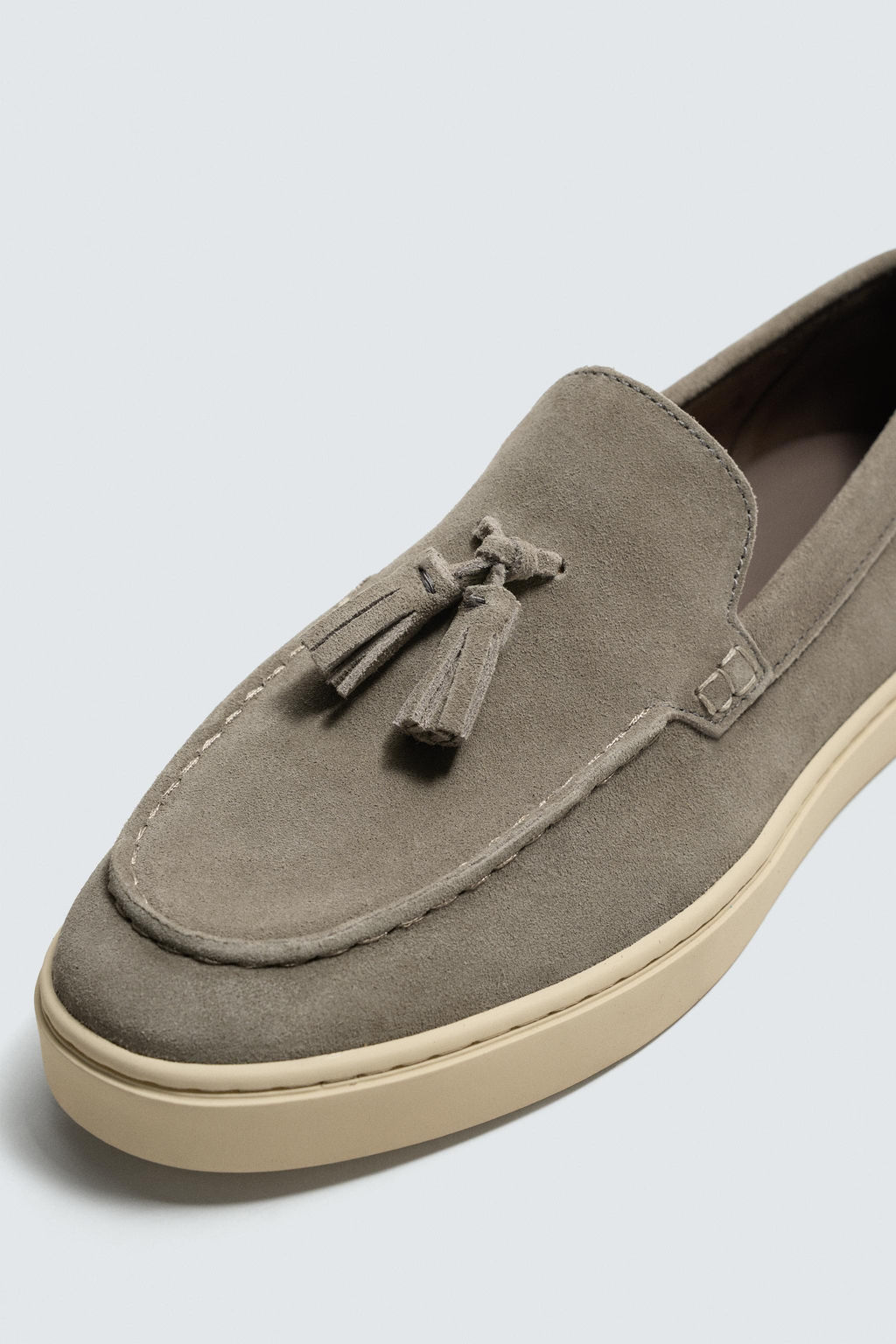 CASUAL LEATHER LOAFERS WITH TASSELS - Zara фото 13