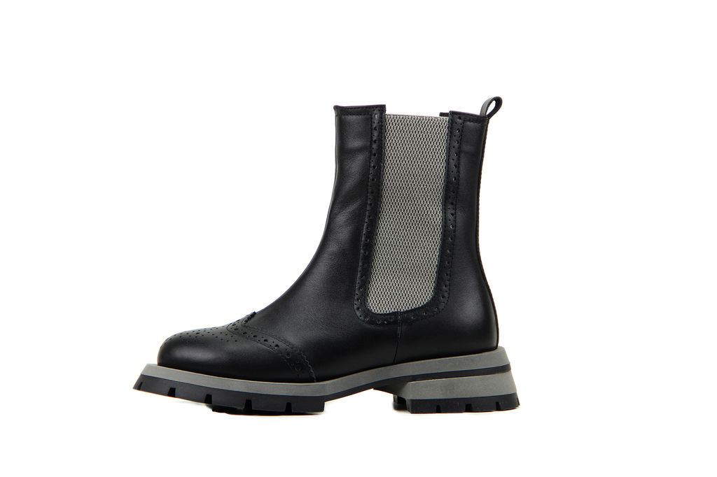 Челси EDART 360.P.1540 bl/gr. black/grey/байка  фото 2