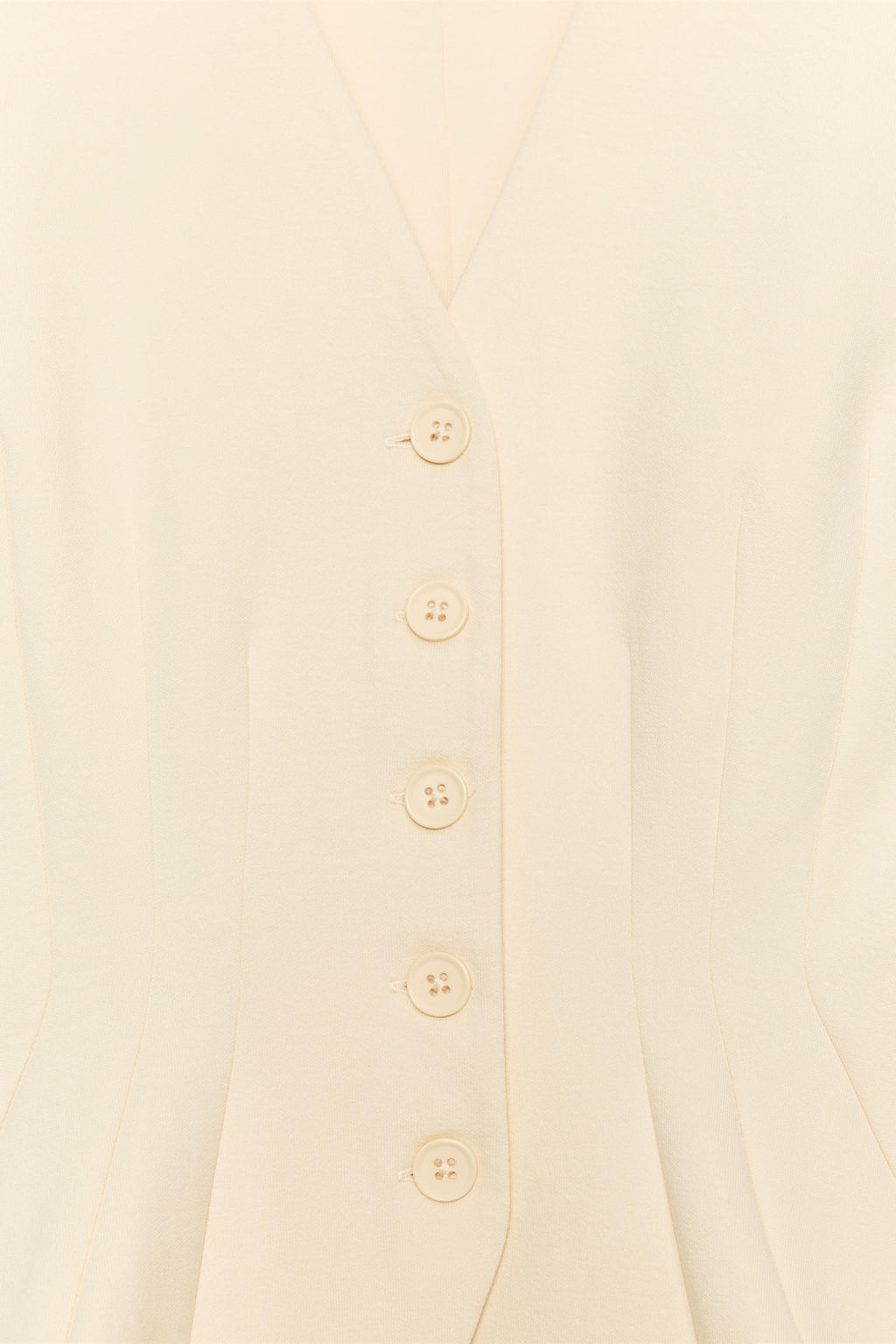 CHALECO INTERLOCK BOTONES / Amarillo - Zara фото 8
