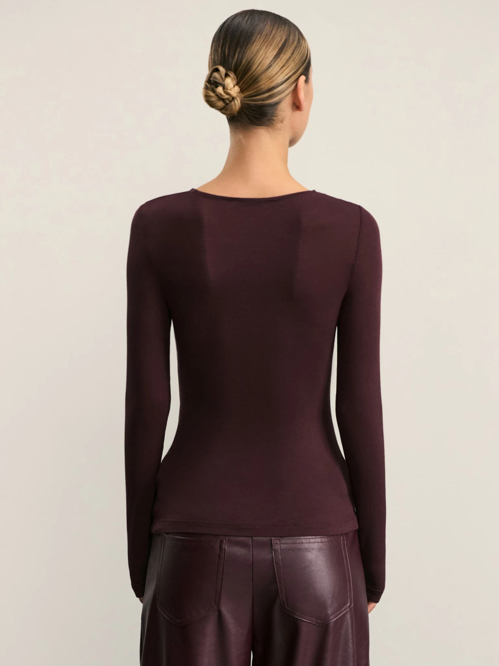 Лонгслив с декоративным узлом / Zarina  фото 5