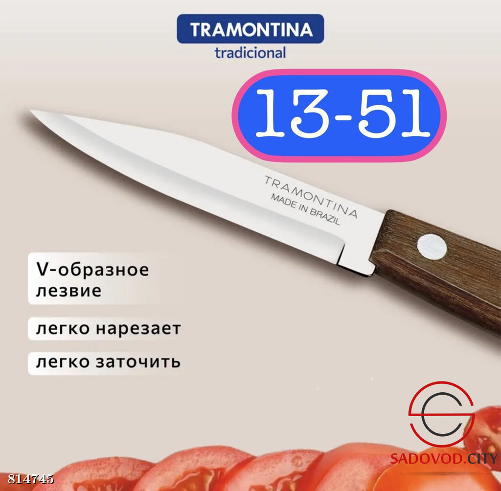 Нож для стейка с длиной лезвия 12,5 см