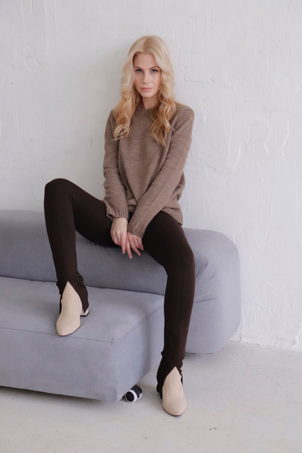 11174 Леггинсы тёмно-коричневые - Martichelli фото 7