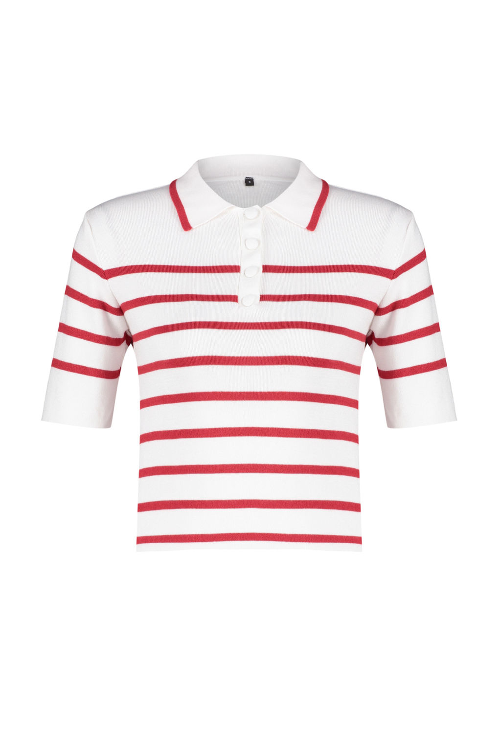 Ekru Premium Kalite Polo Yaka Cizgili Triko Kazak TWOSS24KZ00048 - Trendyolmilla фото 15