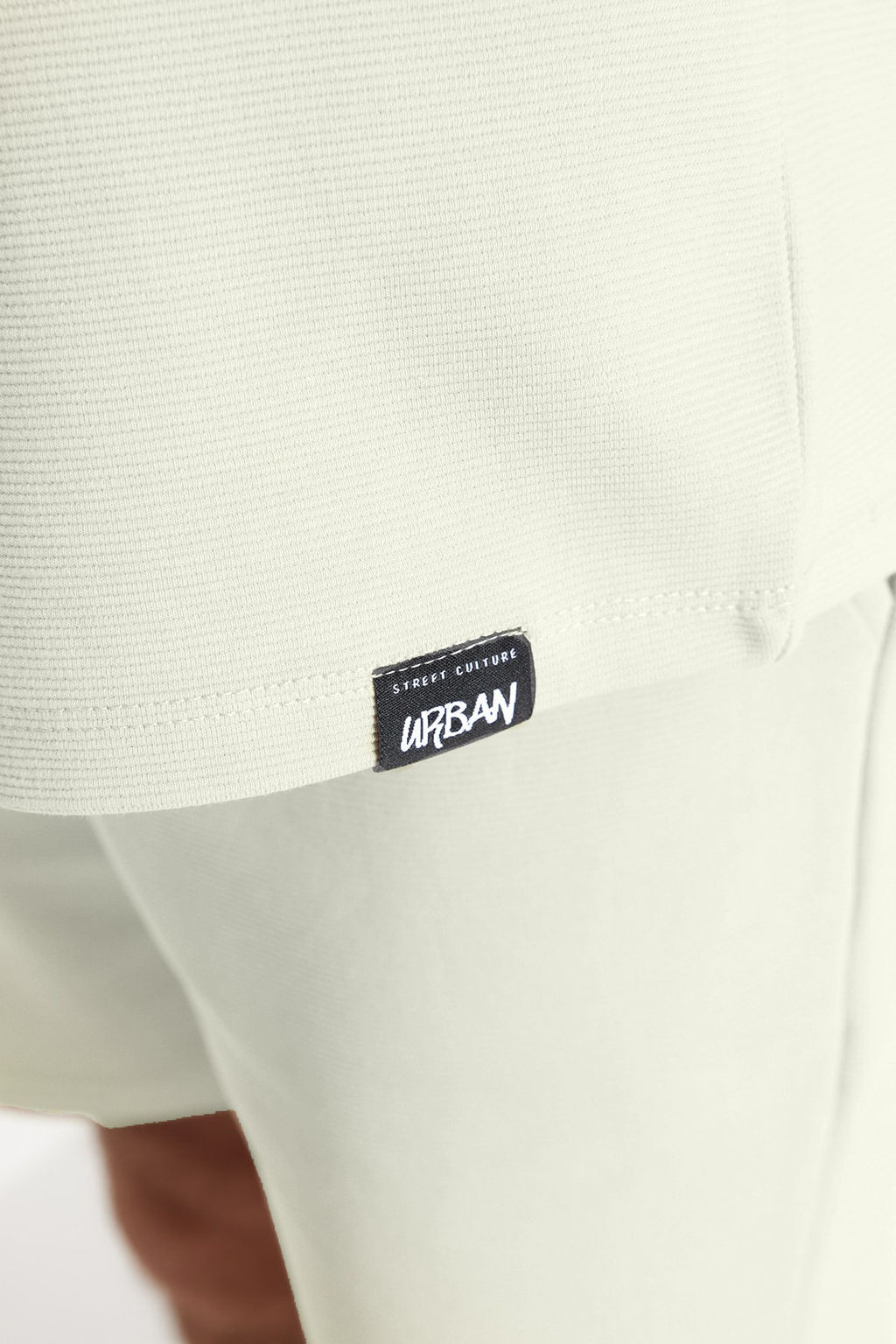TRENDYOL MAN Premium Ekru Oversize %100 Pamuklu Etiketli Dokulu T-Shirt TMNSS23TS00069 - Trendyolmilla фото 3