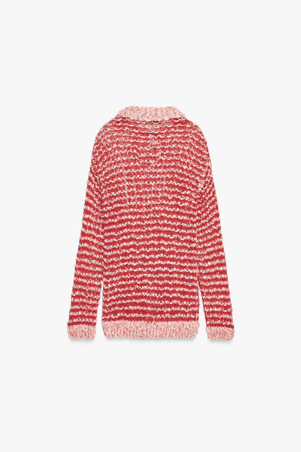 WOOL KNIT POLO COLLAR SWEATER - Zara фото 6