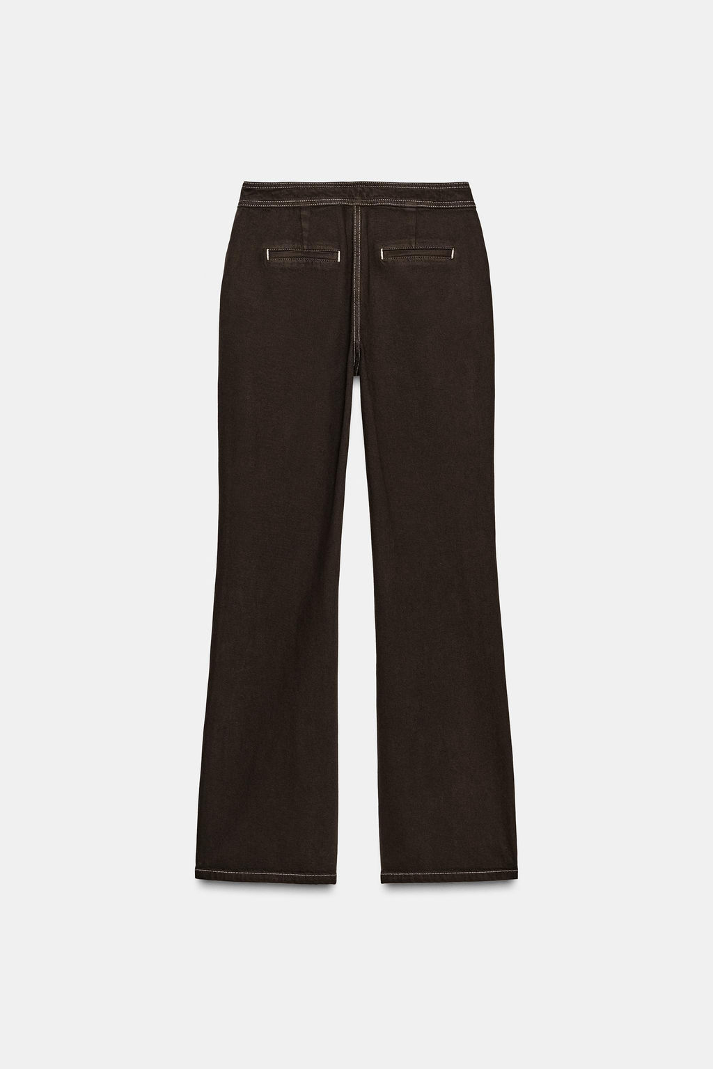 Z1975 STRAIGHT HIGH-WAIST JEANS WITH LACES - Zara фото 9