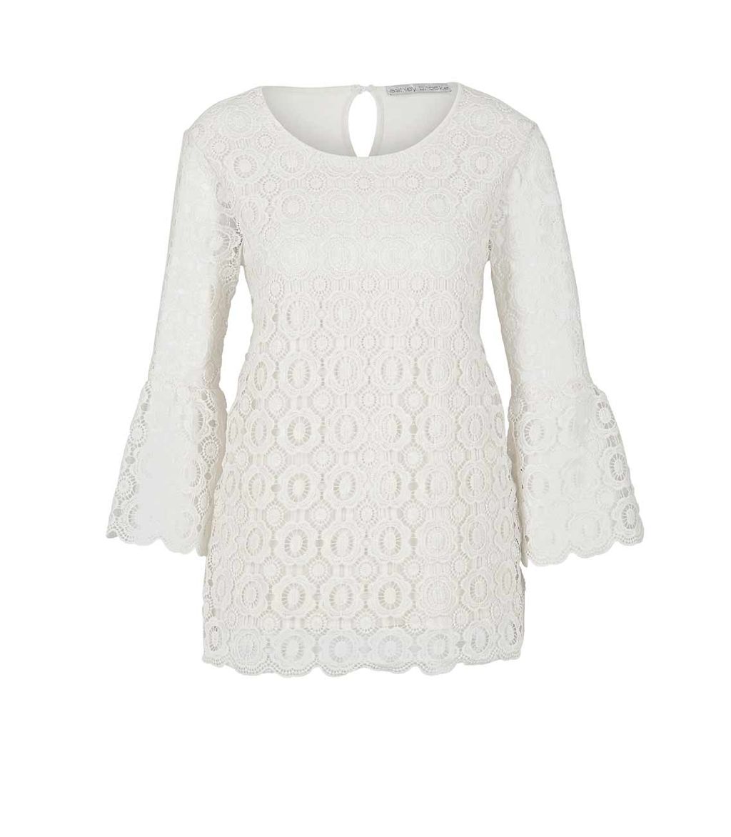 Блузка, белая - Ashley brooke фото 2