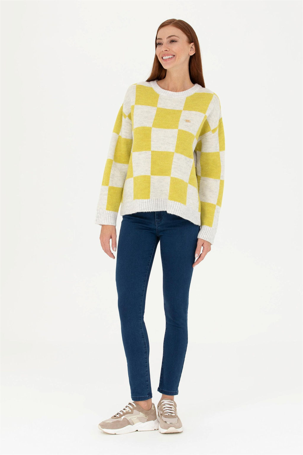 Женский свитер фисташкового зеленого цвета - U.s. polo assn фото 11