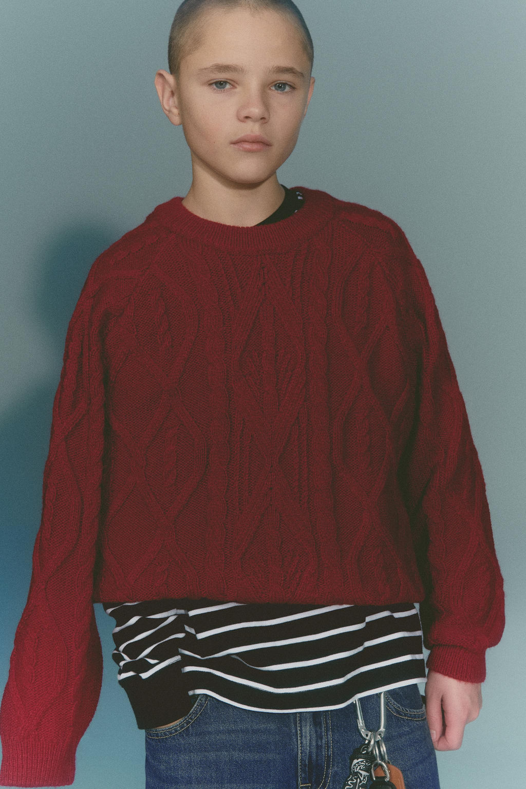 CABLE-KNIT SWEATER - Zara фото 5