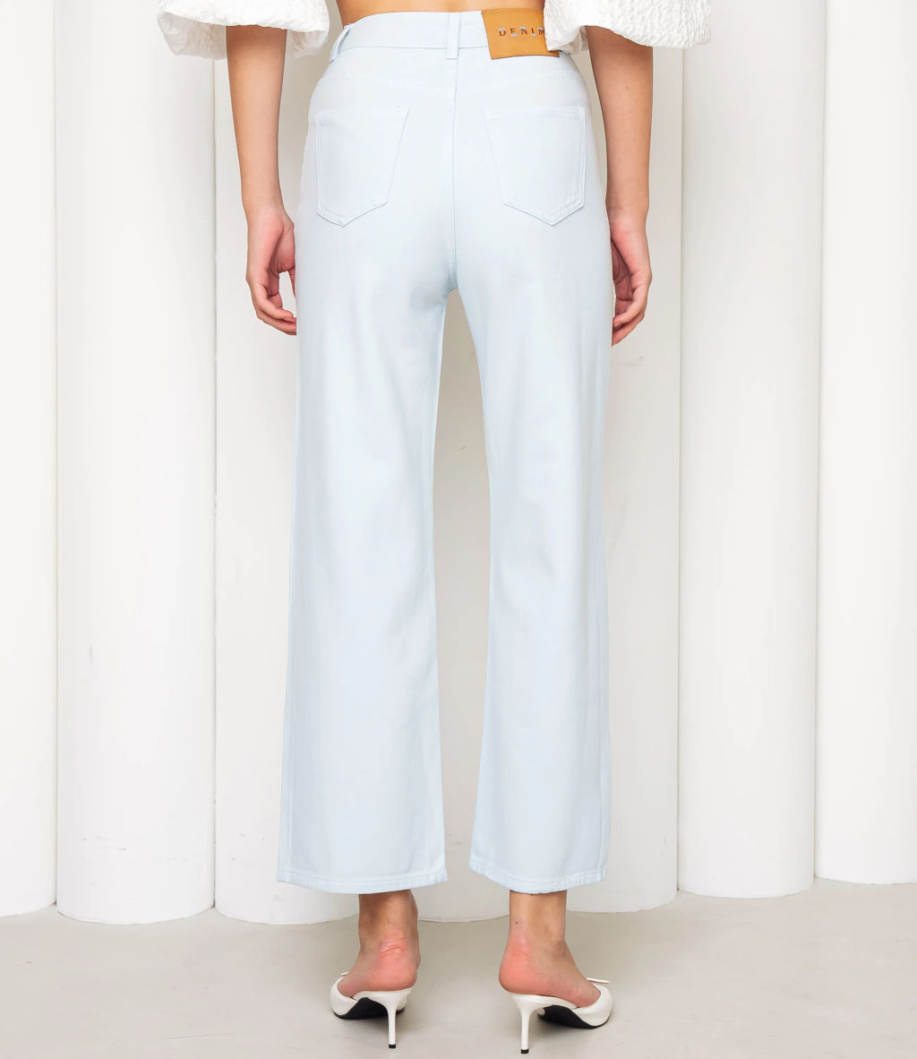 Джинсы #КТ9610, светло-голубой - Dommod фото 4