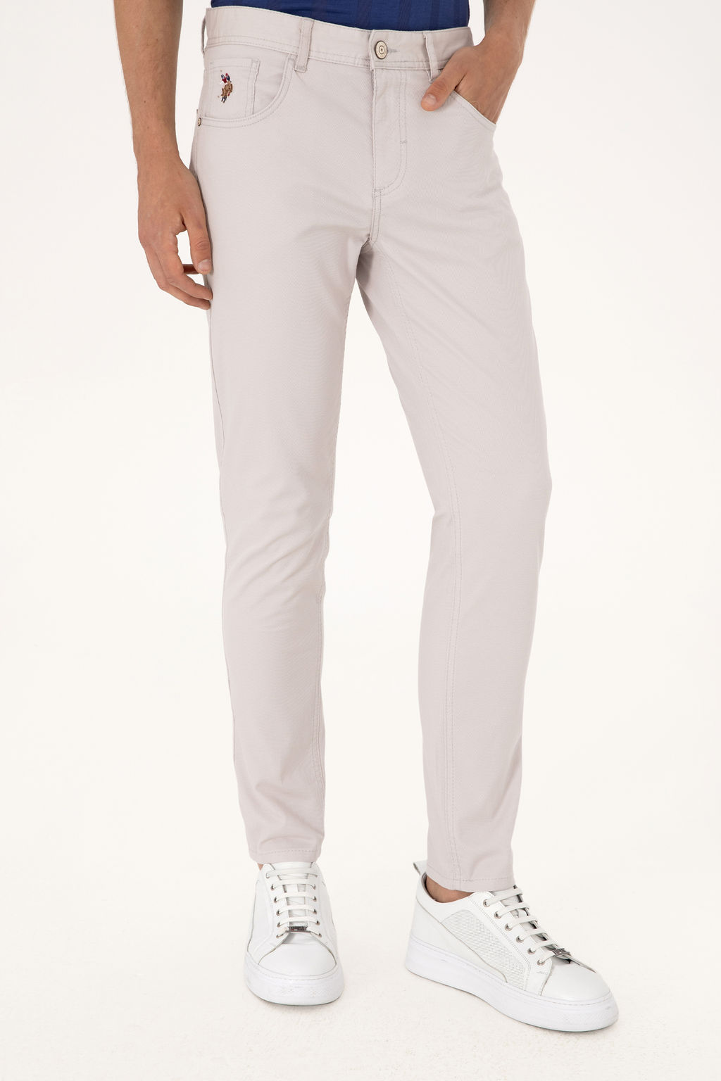 Erkek A__k Gri Kanvas / Chino Pantolon - U.s. polo assn фото 8