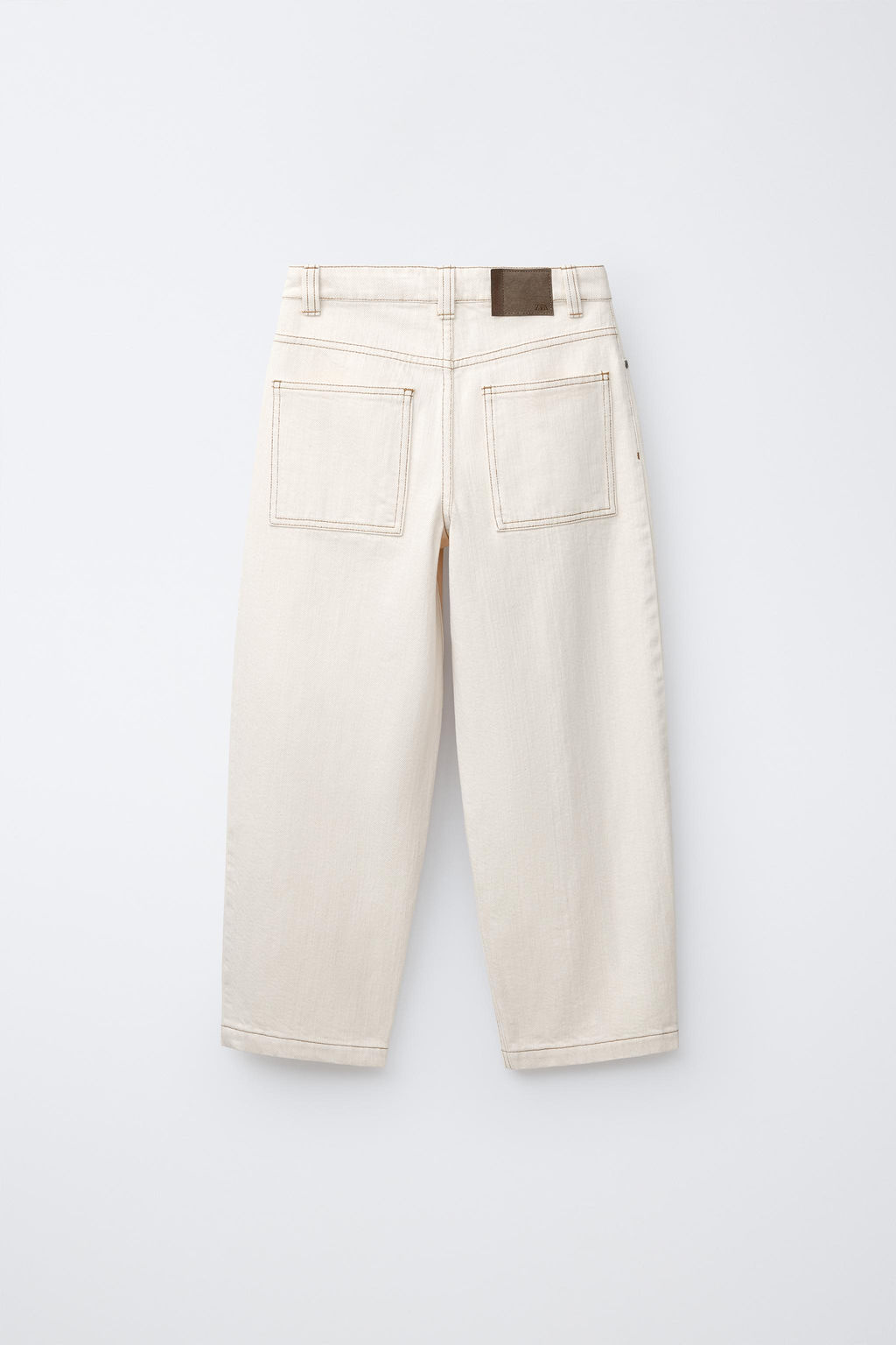 JEANS BAGGY ESTRUCTURA / Crudo - Zara фото 3