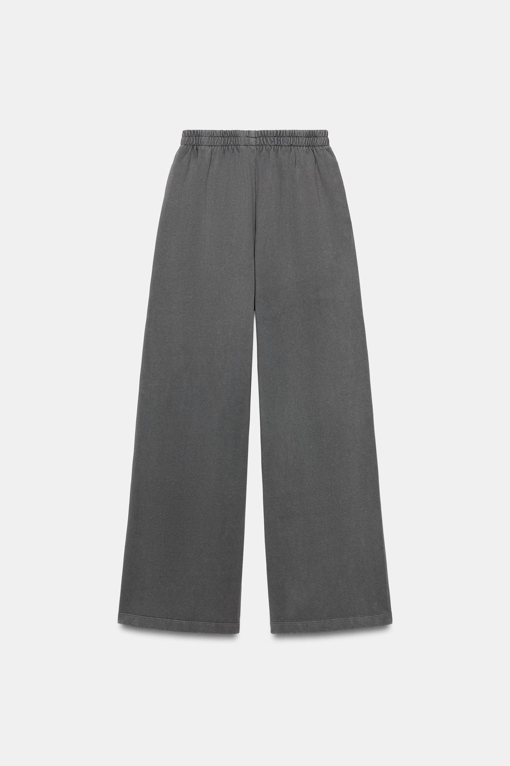 PANTAL?N ANCHO EFECTO LAVADO / Plomo - Zara фото 6