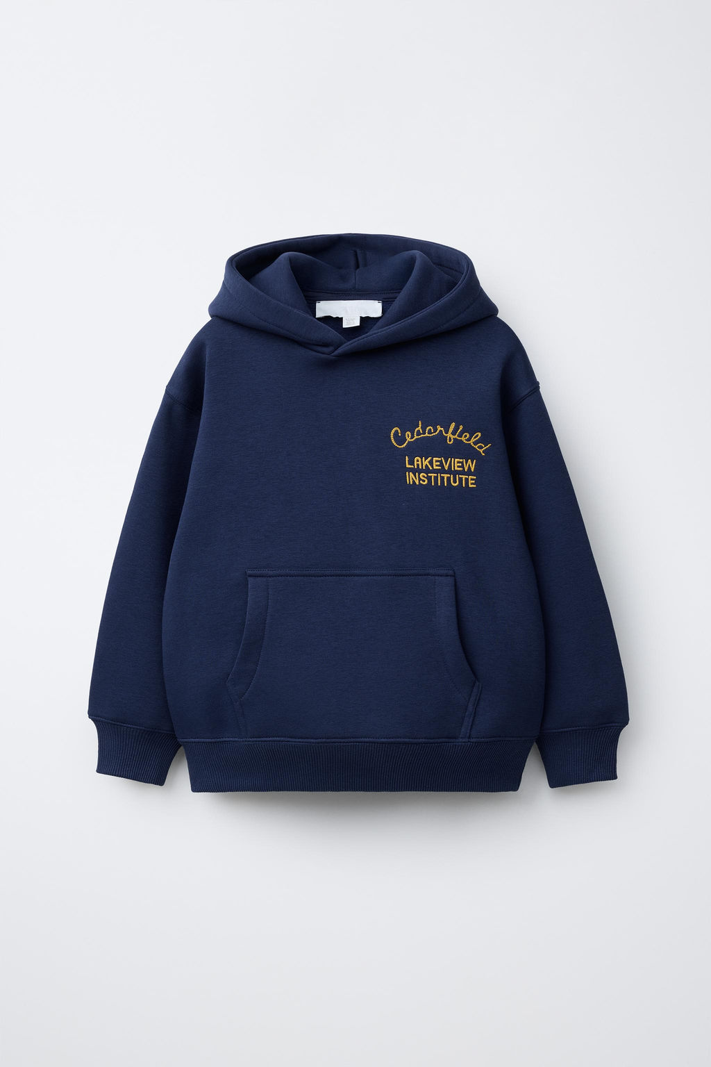 EMBROIDERED SLOGAN HOODIE - Zara фото 7