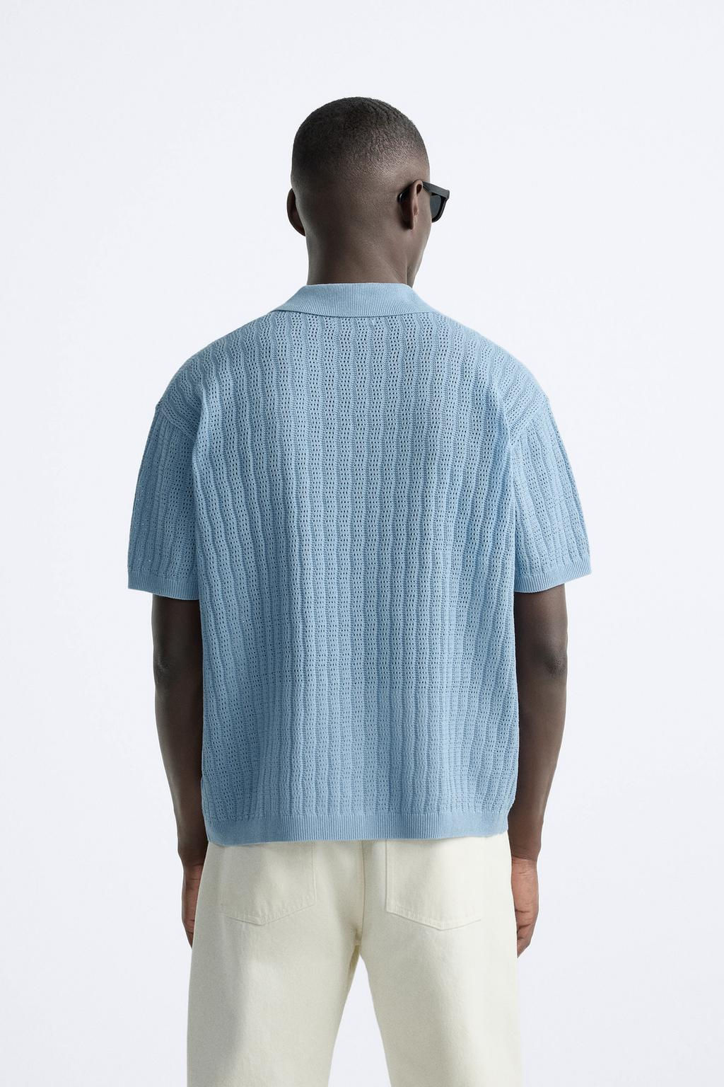 TEXTURED WEAVE KNIT SHIRT - Zara фото 3