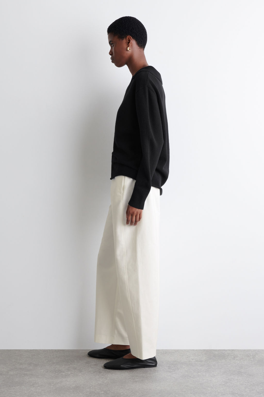 PANTAL?N BARREL LEG DE ALGOD?N PIMA - H&m фото 3