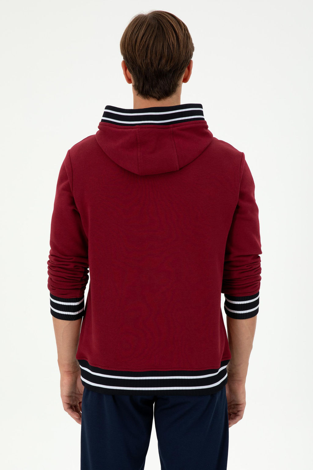 Мужской бордово-красный свитшот Неожиданная скидка в корзине - U.s. polo assn фото 5