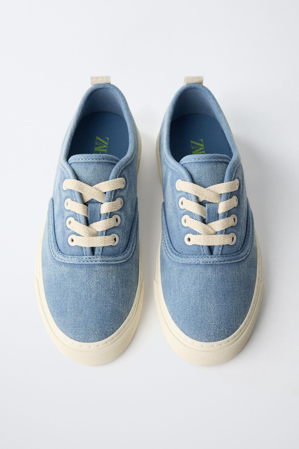 BAMBA CORDONES / Azul Lavanda - Zara фото 5