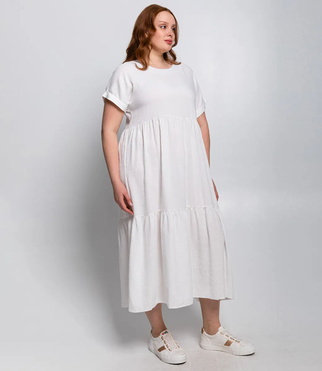 Платье #ОБШ1494, белый