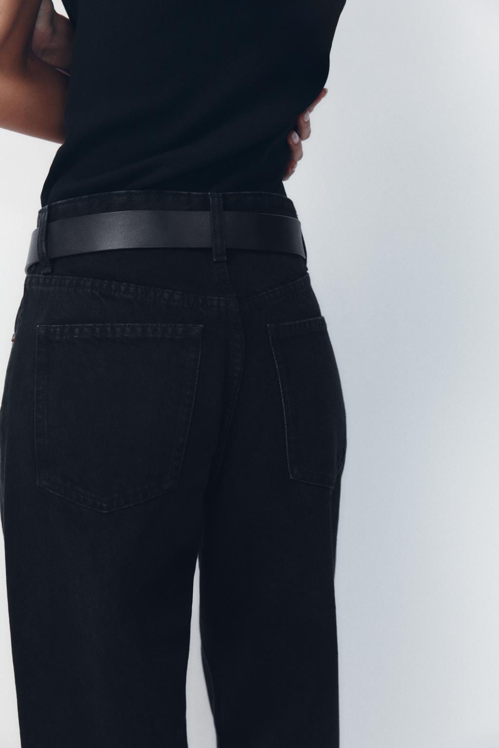 TRF WIDE-LEG HIGH-WAIST JEANS - Zara фото 7