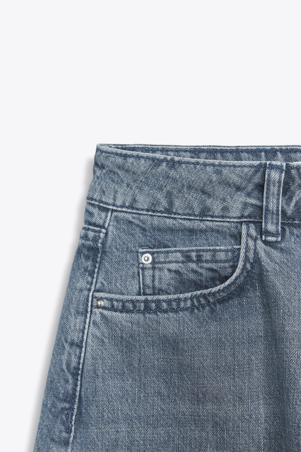 BAGGY MID-WAIST JEANS - Zara фото 6