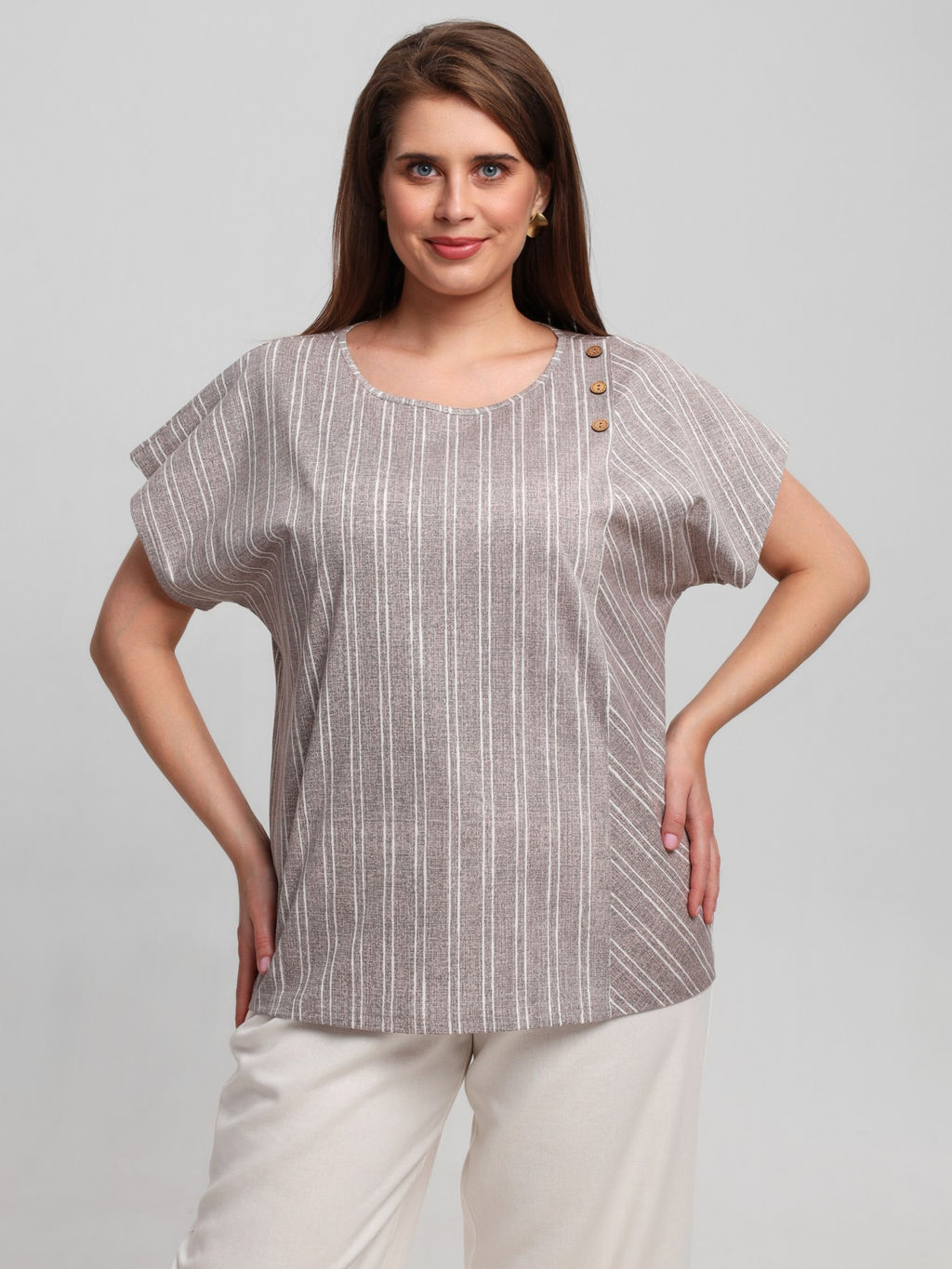 VIOTEX Футболка Баронесса-3 из хлопка (пенье) - Виотекс фото 14