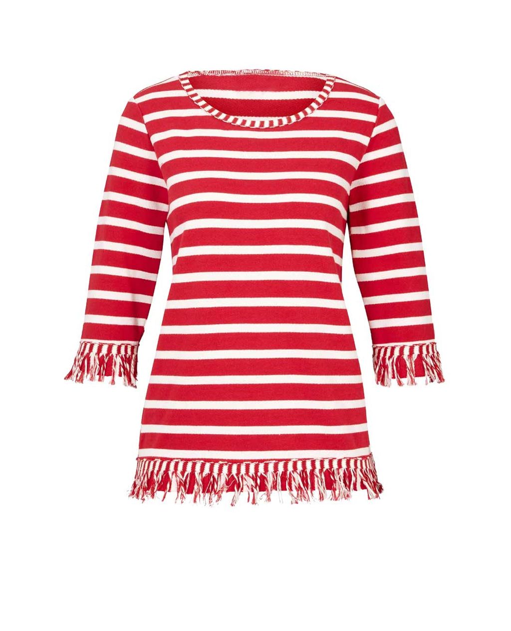 Пуловер, экрю-красный - Heine фото 2