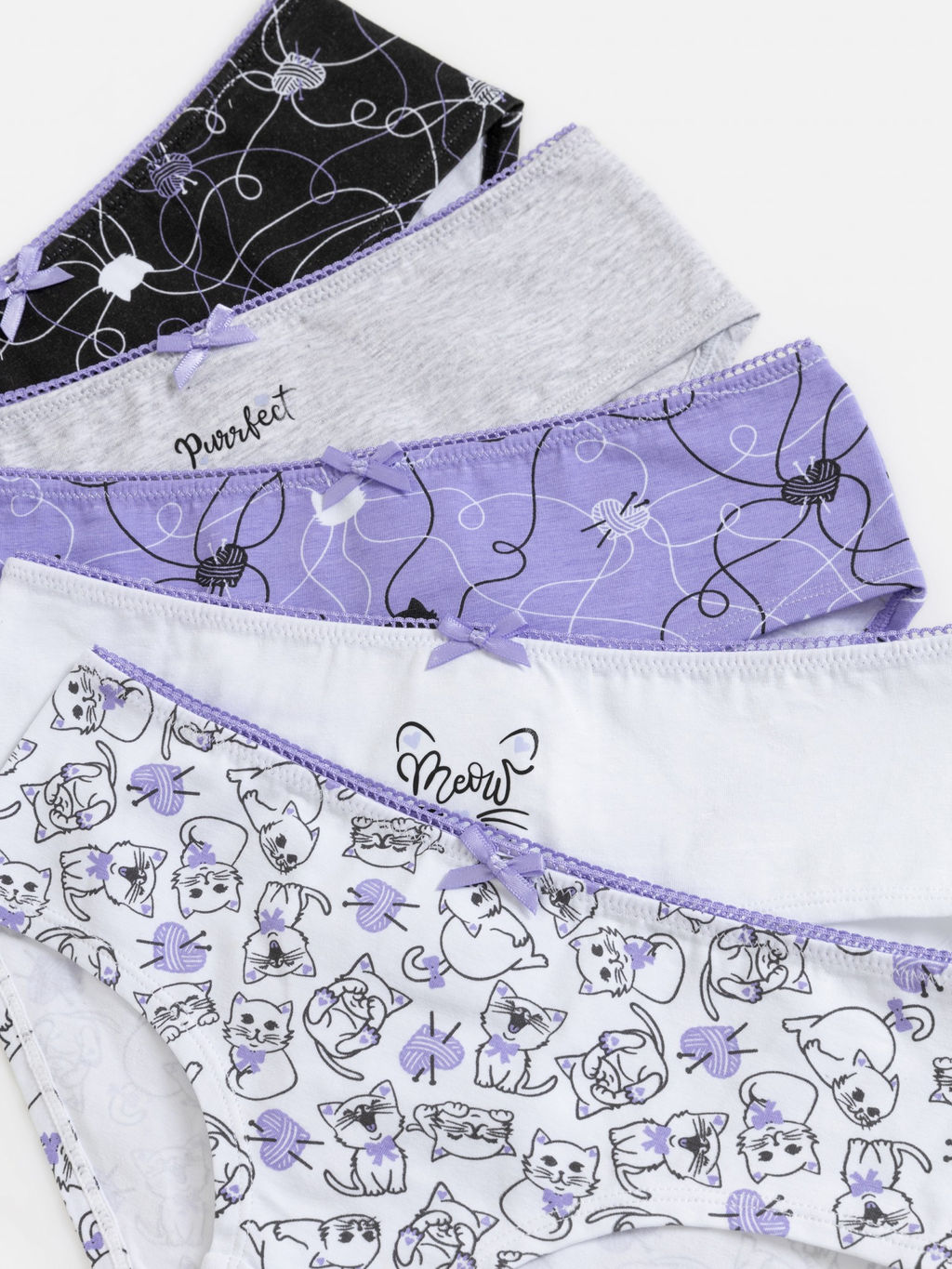 ACOOLA / Трусы детские для девочек 5 шт. Batt ассорти  фото 3