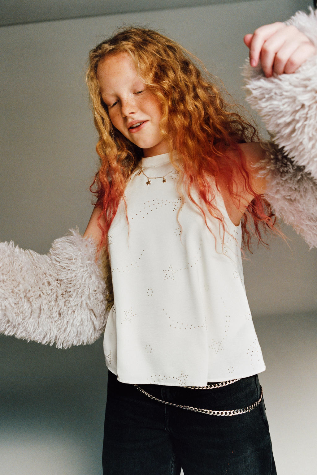 HALTER NECK RHINESTONE TOP - Zara фото 5