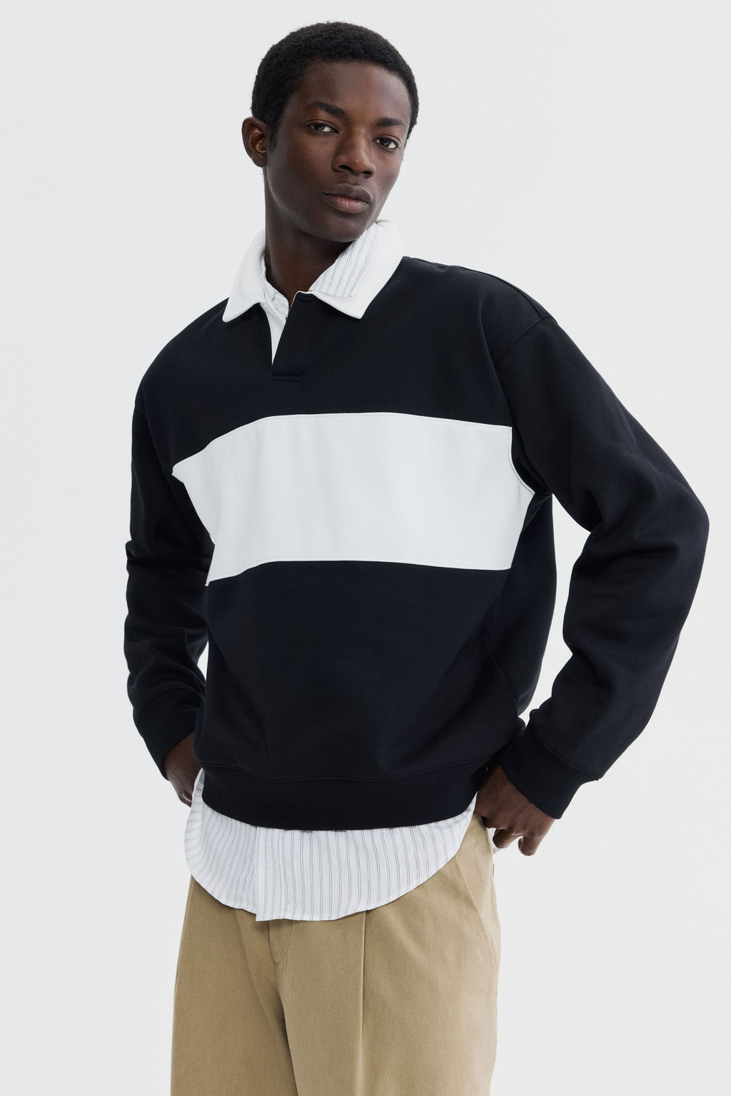 Sudadera de rugby Loose Fit - H&m фото 3