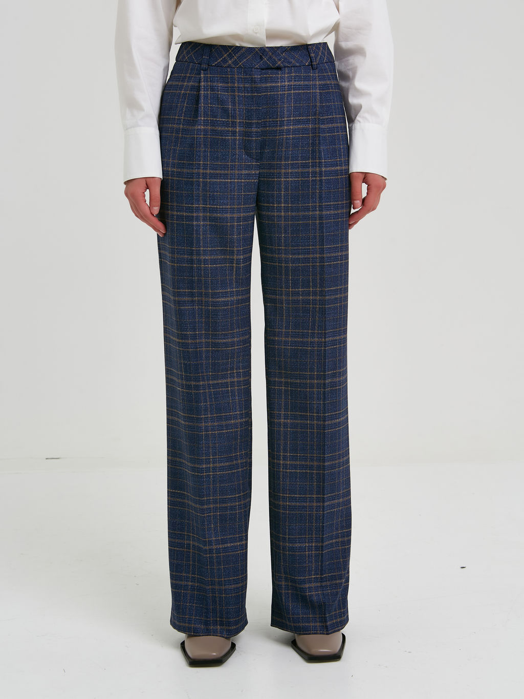 Брюки в клетку - Stilla фото 3