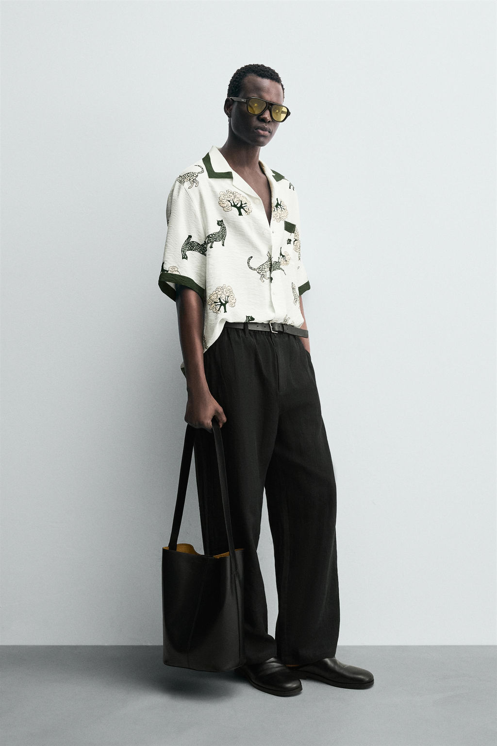 ANIMAL PRINT SHIRT - Zara фото 4