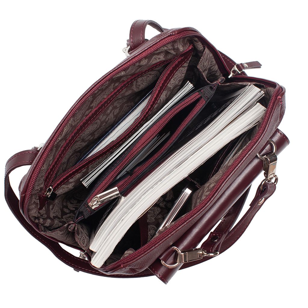 Женский рюкзак-трансформер Penrose Burgundy - Lakestone фото 6