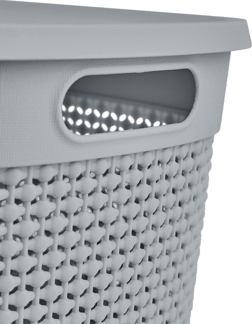 Корзина для хранения с крышкой OSLO 6л молочный туман PT1331МЛ-10,,