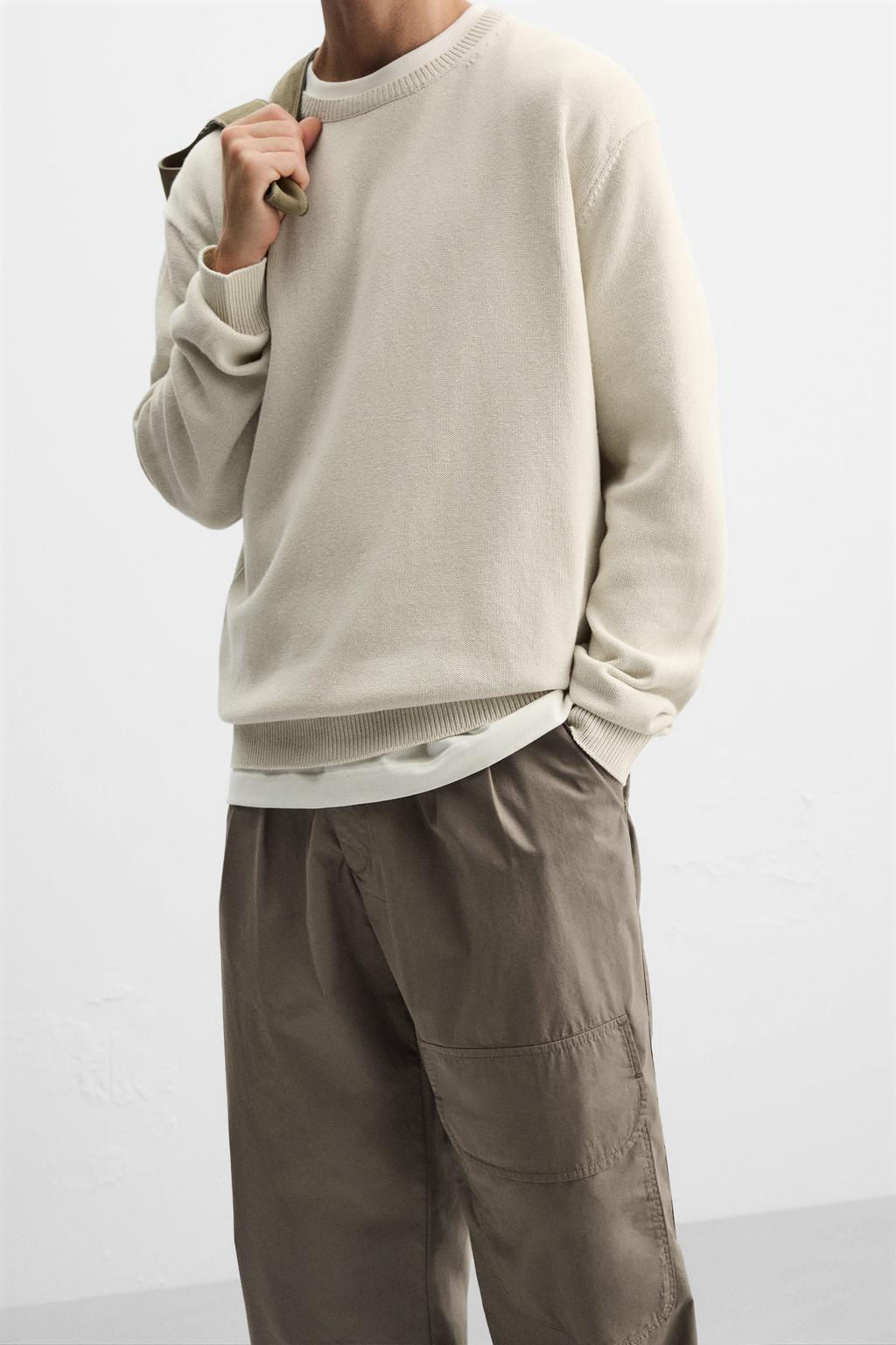 TEXTURED TROUSERS WITH PLEATS - Zara фото 6