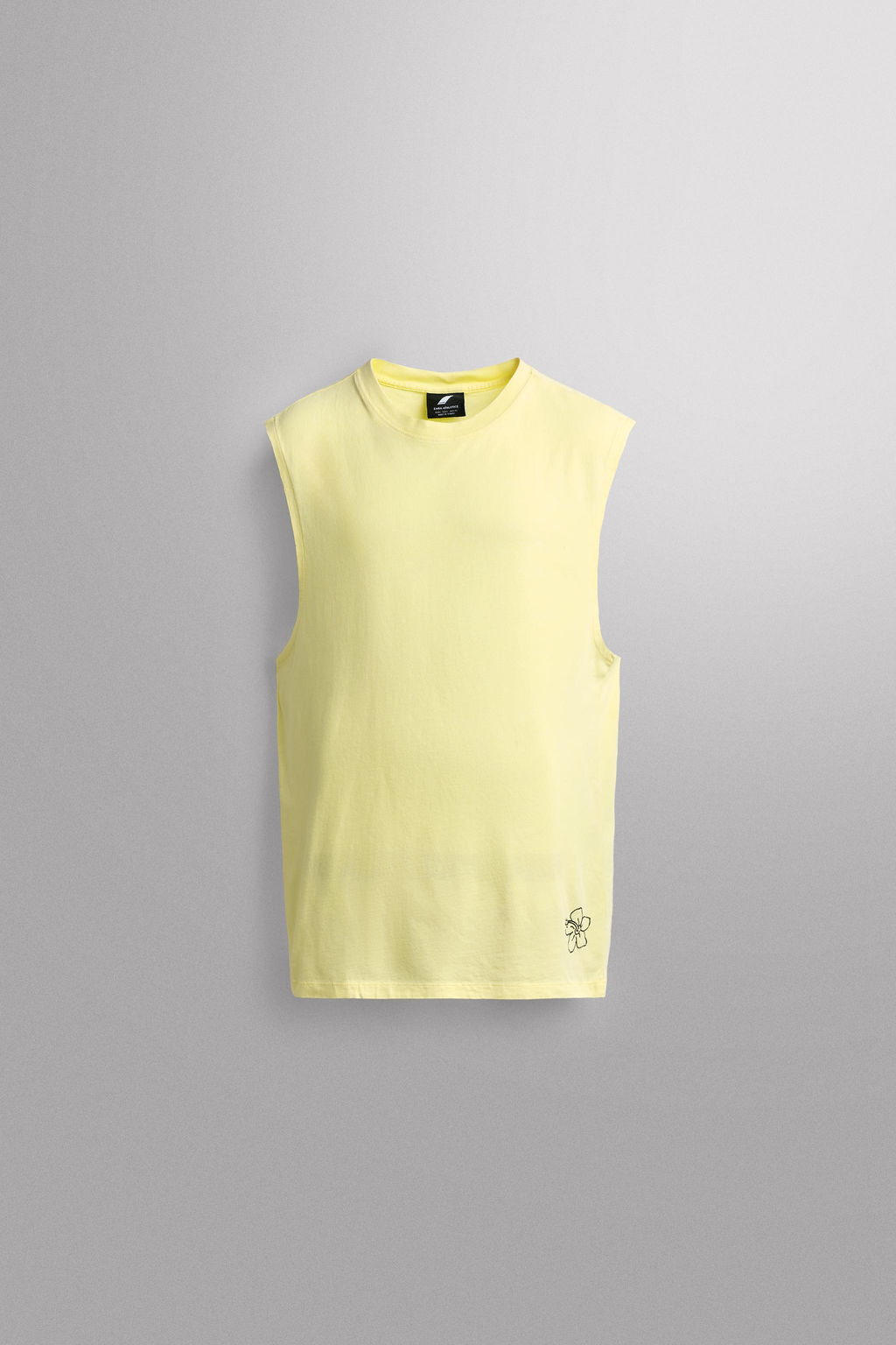 CAMISETA TANK RELAXED FIT ESTAMPADOS / Amarillo claro - Zara фото 6