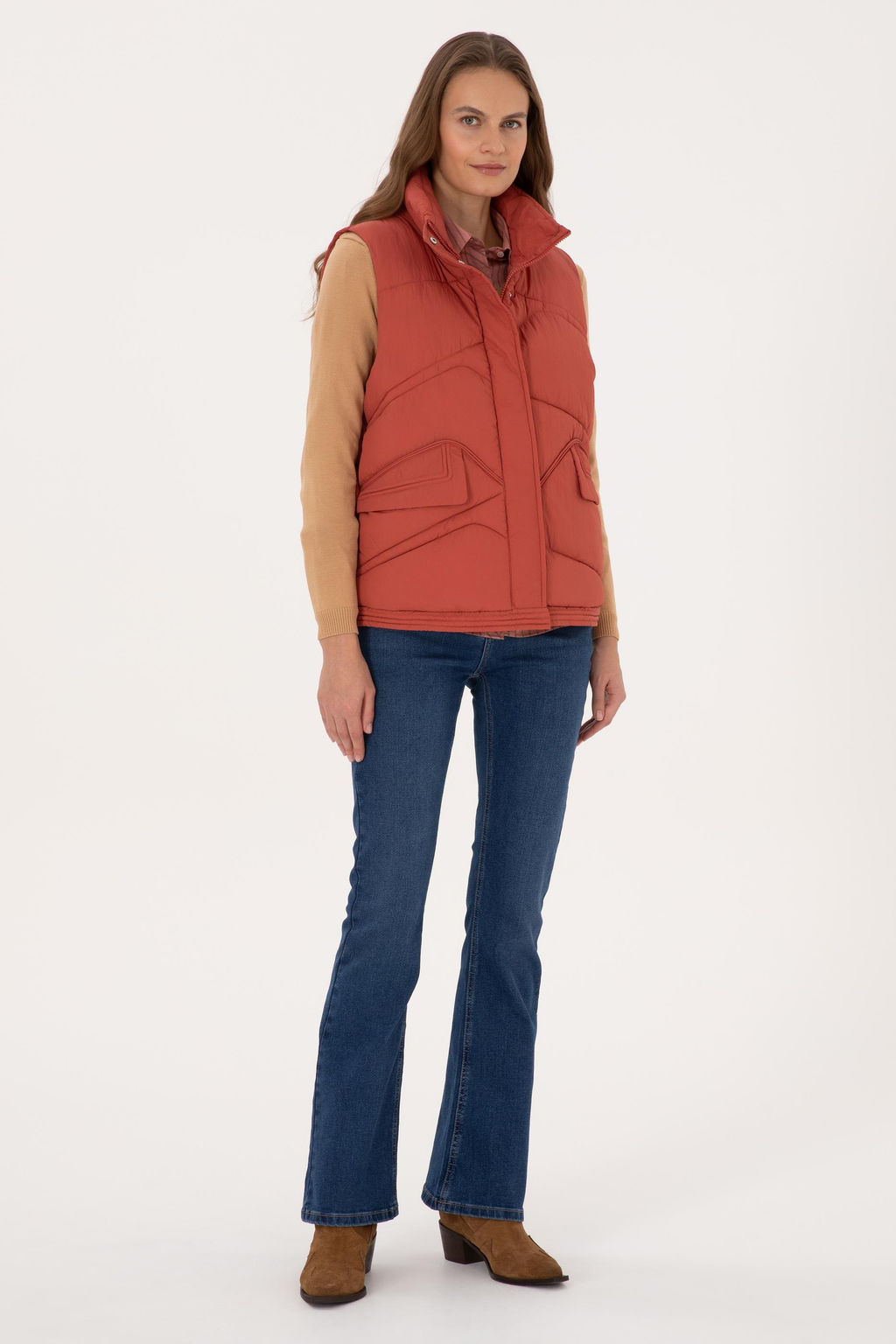 Kad_n G_l Kurusu Yelek - U.s. polo assn фото 4