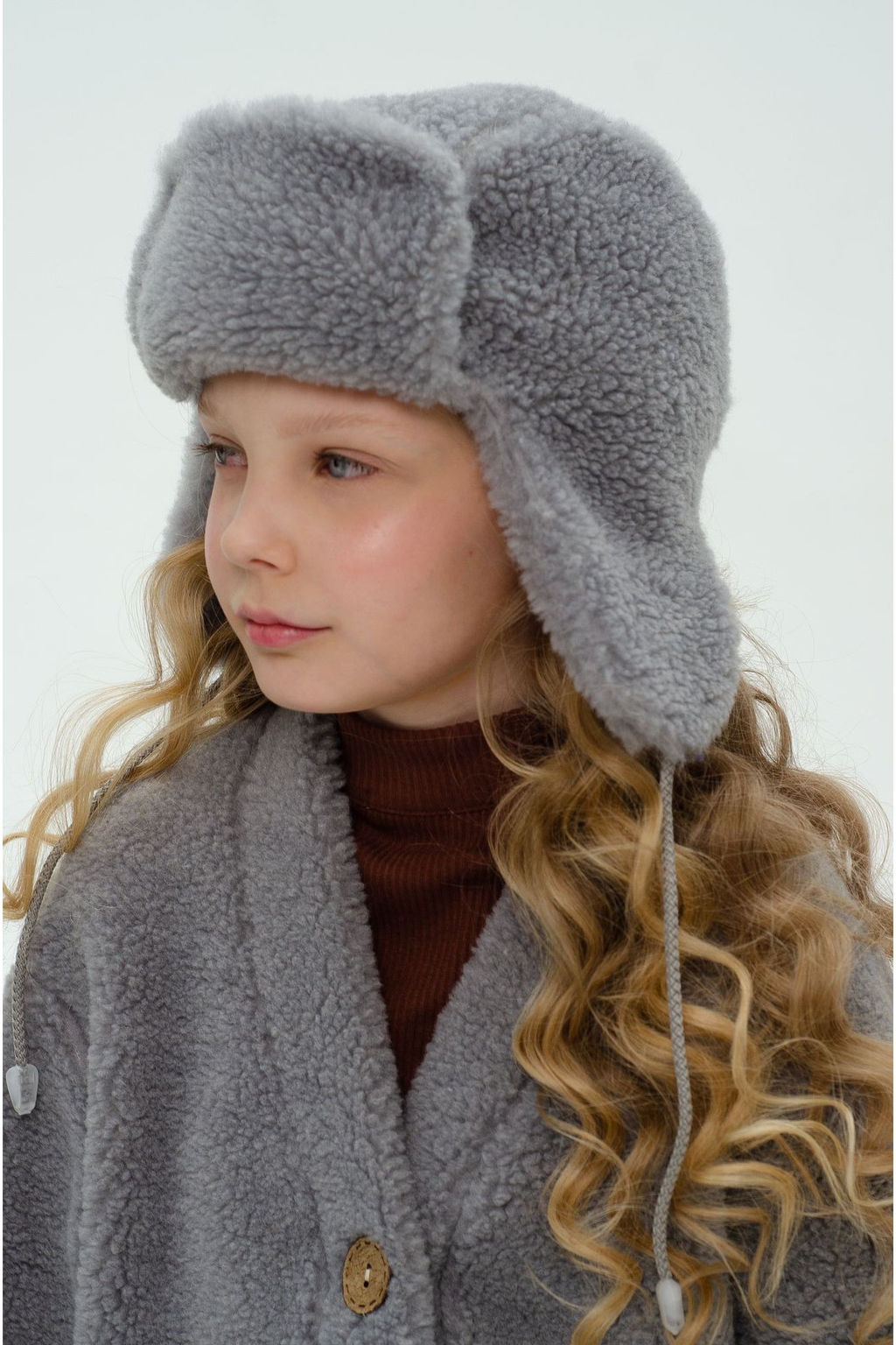 Шапка ушанка ДЕТСКАЯ - Woollamb фото 36