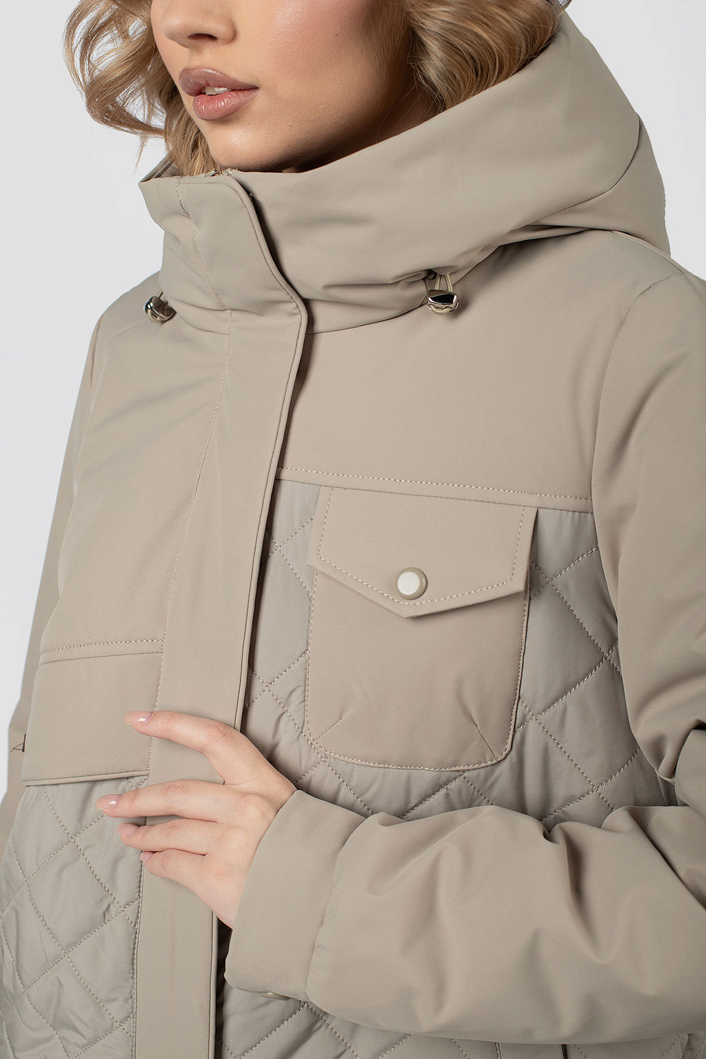 04-3129 Куртка женская демисезонная (Холлофайбер 80) - El podio фото 9