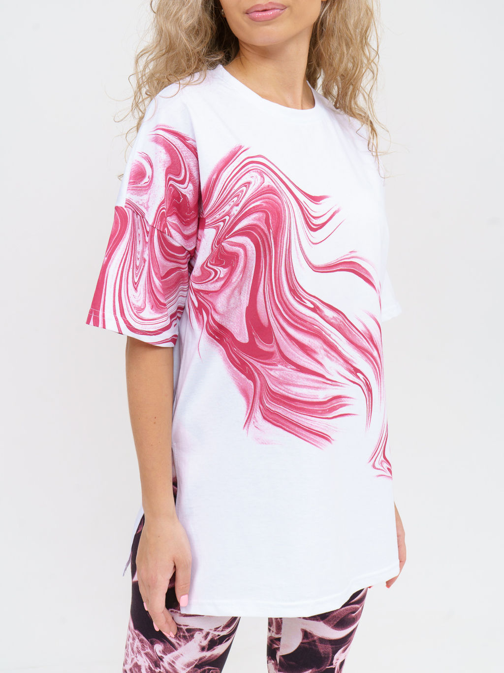 909 Костюм "белый/бордо"