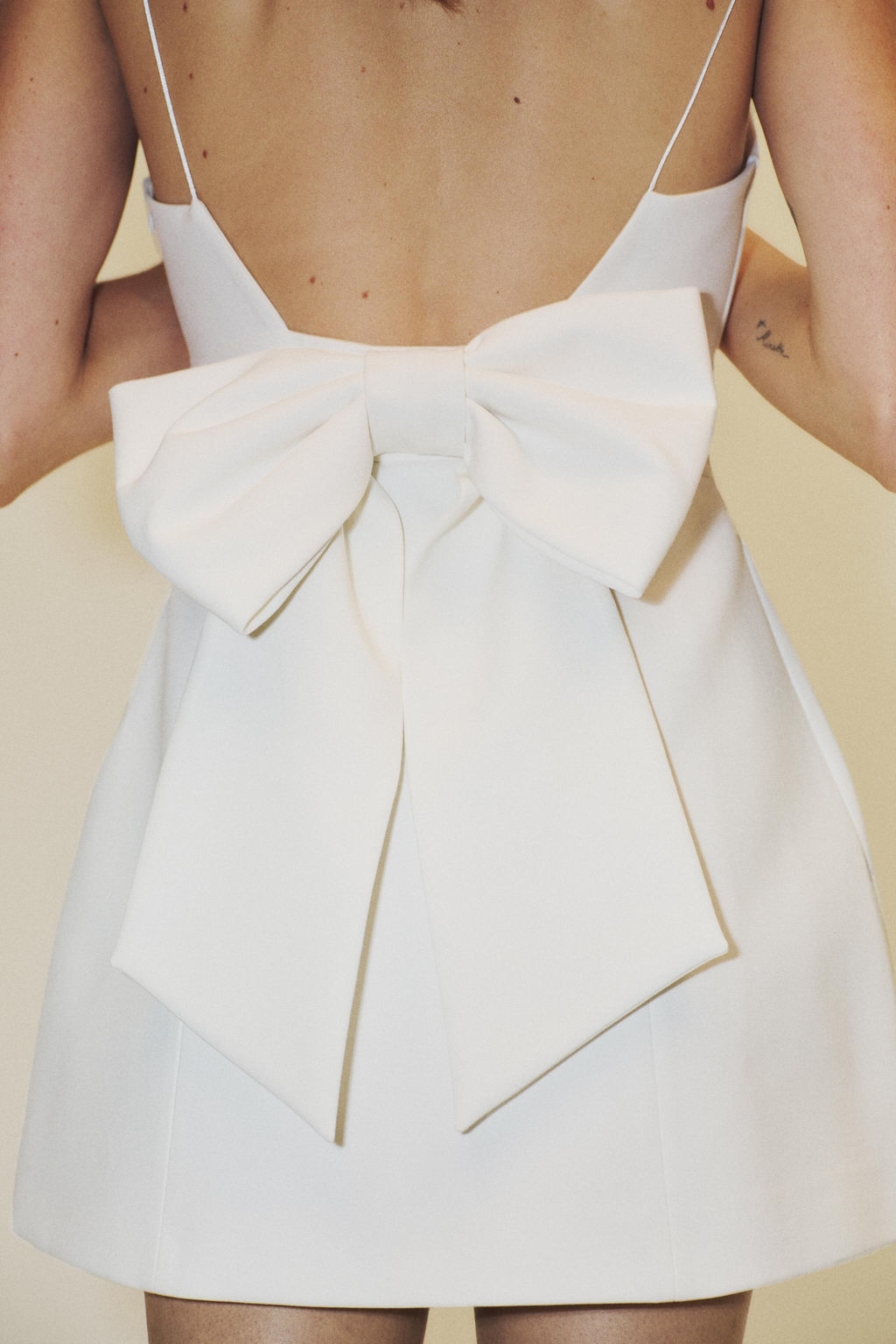 SHORT STRETCH DRESS WITH BOW - Zara фото 4