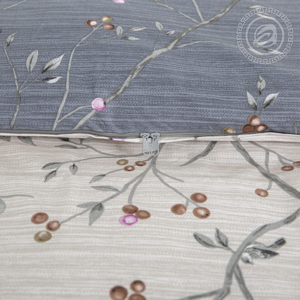 Постельное белье Эвита (сатин Premium) 2 сп. с Евро/Пододеяльник (молния): 1 шт. - 215*175; Простыня: 1 шт. - 240*240; Наволочка (молния, ушки): 2 шт. - 70*70; Наволочка (молния): 2 шт. - 50*70 Premium - Артпостель фото 5