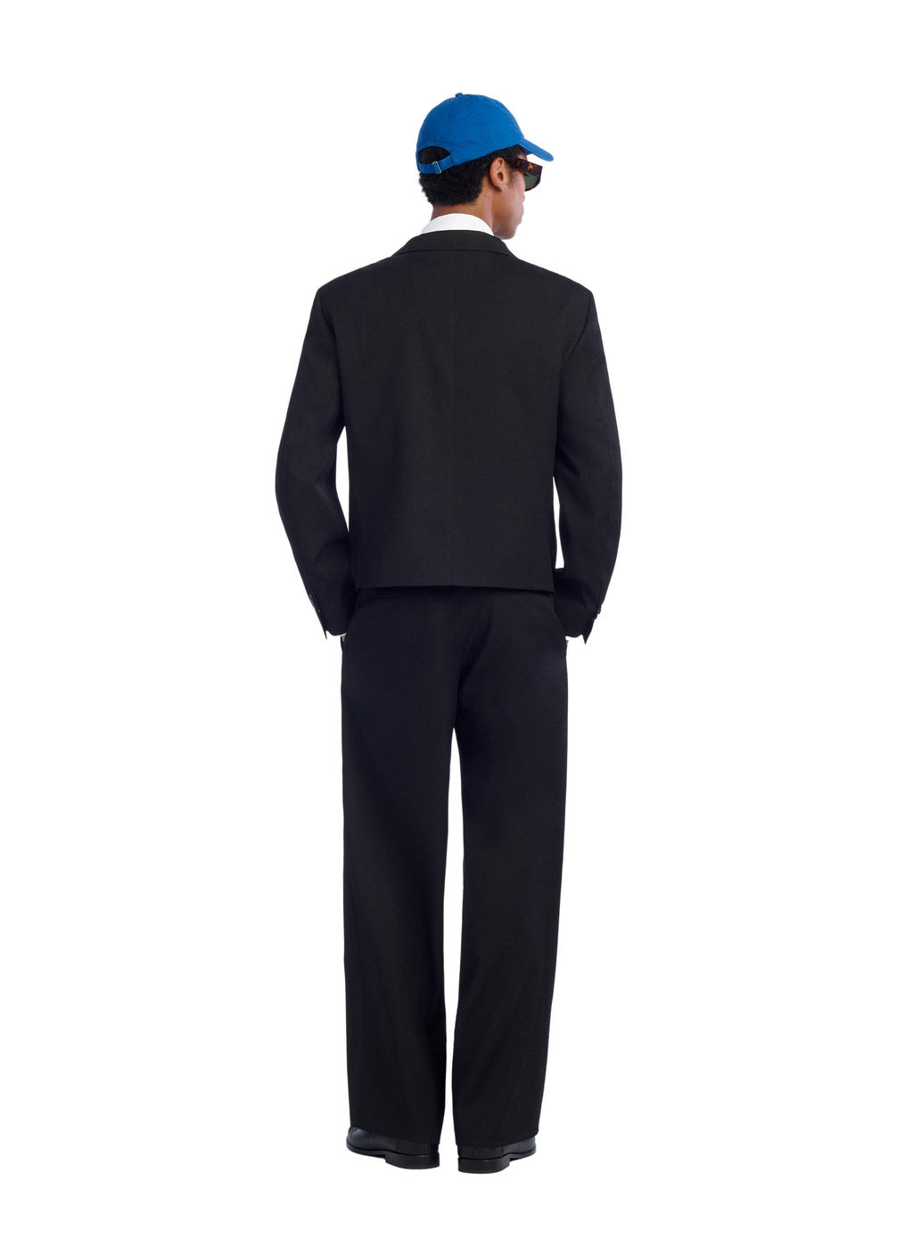 PANTAL?N STRAIGHT FIT TRAJE 100% LANA / Negro - Zara фото 2