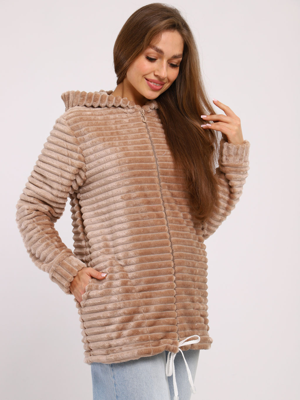 Толстовка женская 6-204 из велсофта - Новое кимоно фото 46