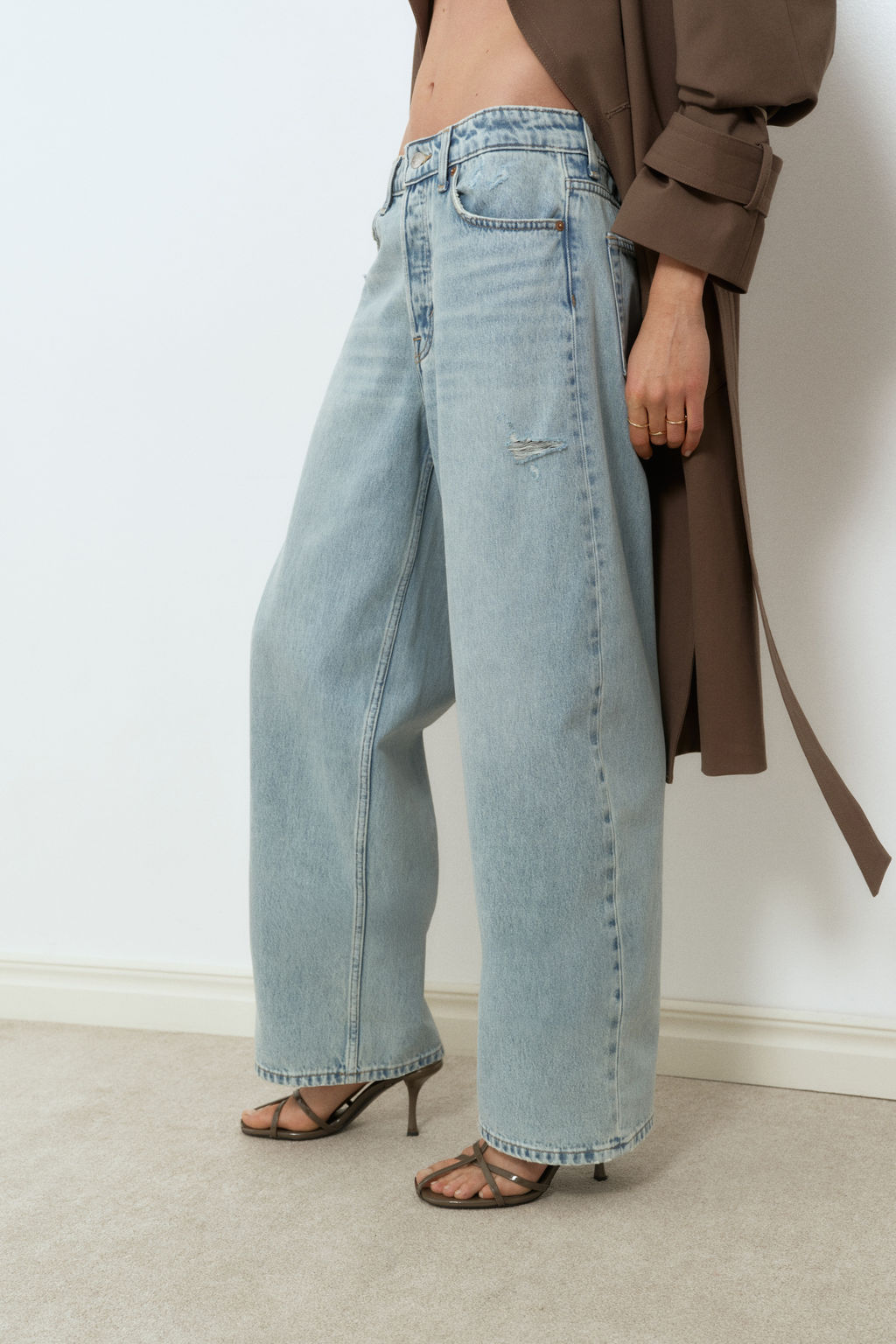 Barrel Regular Waist Ankle Jeans - H&m фото 7