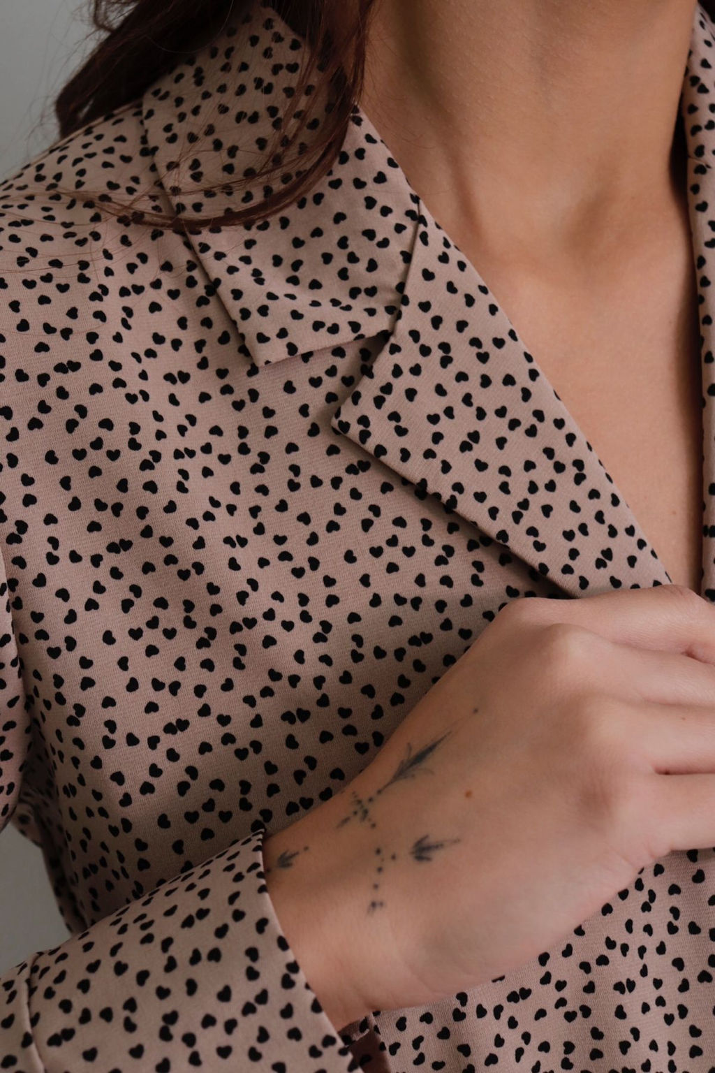 Платье-рубашка с английским воротником принт - Martichelli фото 196