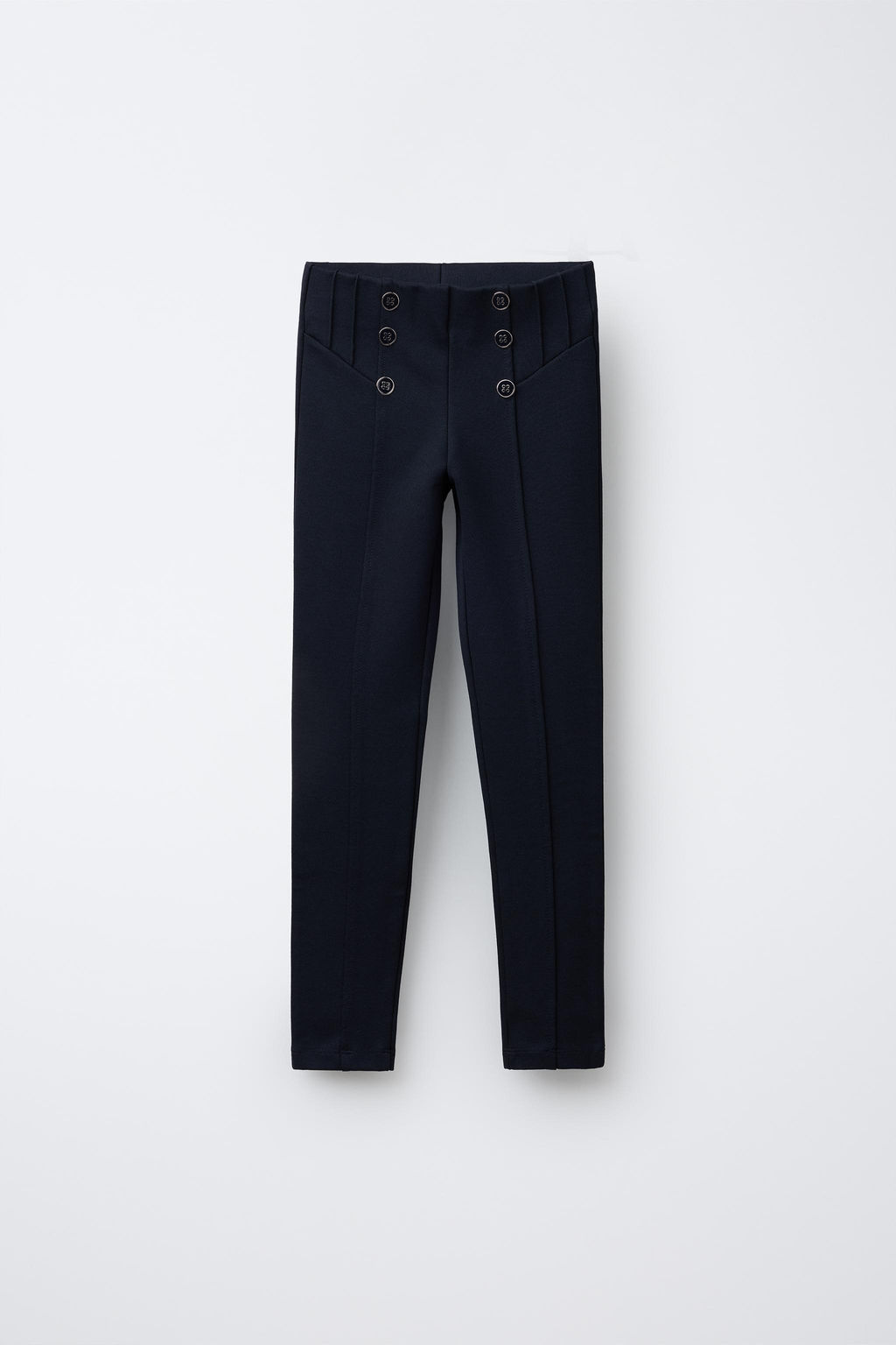 PONTE DI ROMA KNIT LEGGINGS WITH BUTTONS