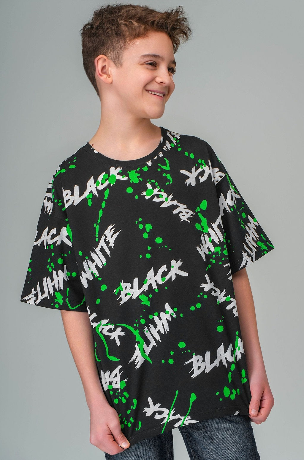 Детская футболка оверсайз Happyfox