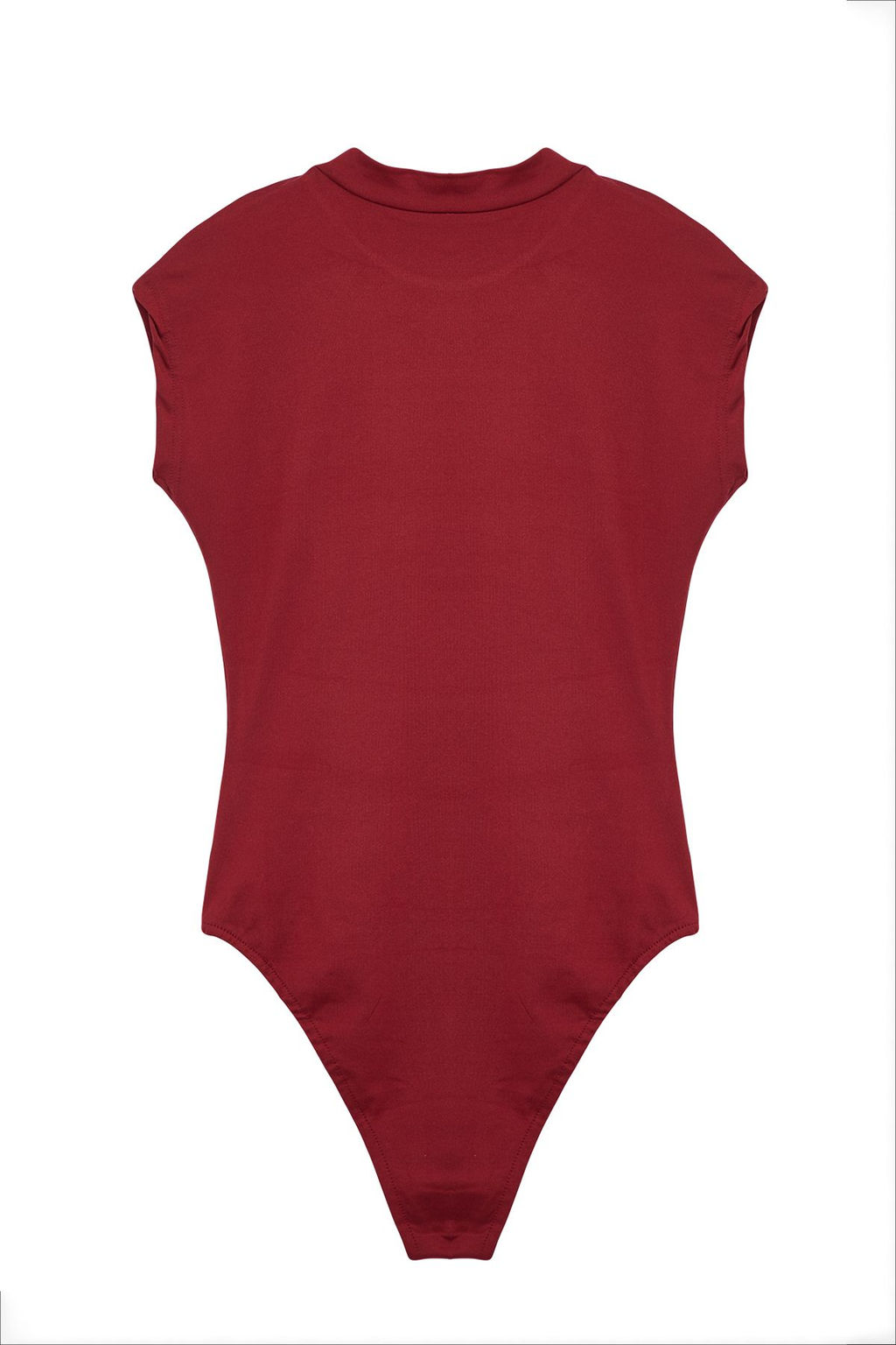 Bordo Fitted/Vucuda Oturan Uzun Kollu Dik Yaka Esnek C?tc?tl? Orme Body TWOAW25BD00003 - Trendyolmilla фото 7